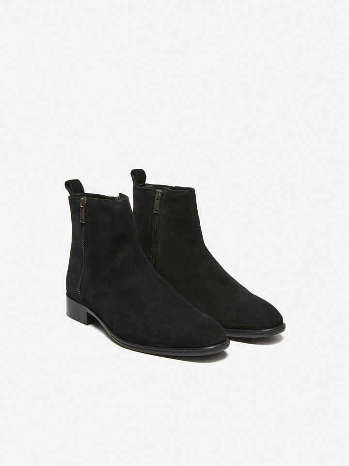 Botins em pele de camurça - sapatos para homem - Preto | Sisley image number 1